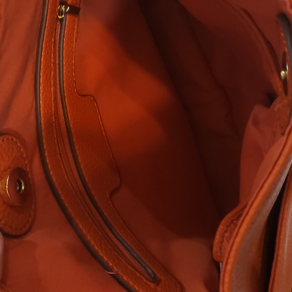 Crossbody bag messenger bag handbag Like Ahdorned Vegan Leather - Picture 4 of 10